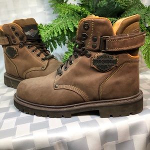 H-D Riding Boot, lace w/back Velcro. New n…